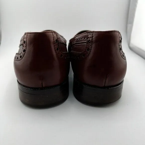 Alfani Mens‎ Dress Shoes Loafers All Leather Size 8M Made In Italy