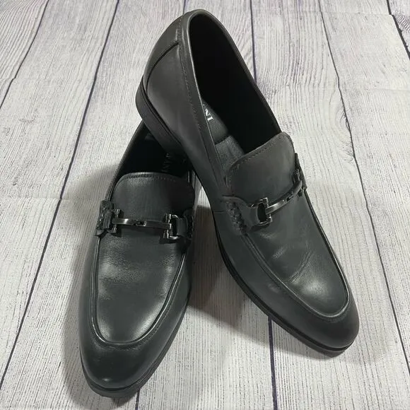 Alfani Men's Chandler Moc-Toe Loafers Grey Leather