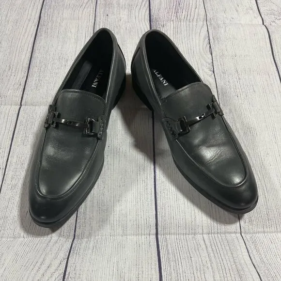 Alfani Men's Chandler Moc-Toe Loafers Grey Leather
