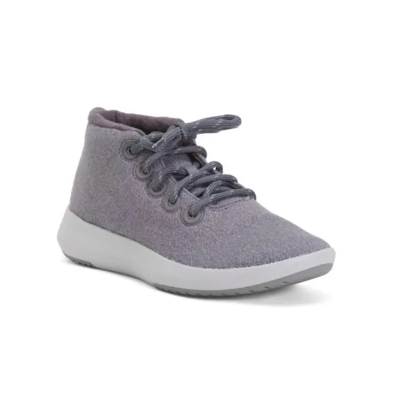 ALL BIRDS Medium Grey Merino Wool Runner Mizzle Water Repellent Sneakers
