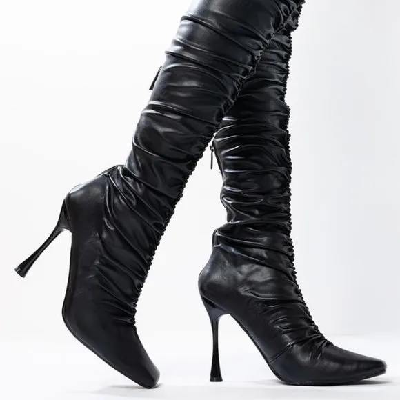 ALL  IN THIGH HIGH STILETTO BOOT