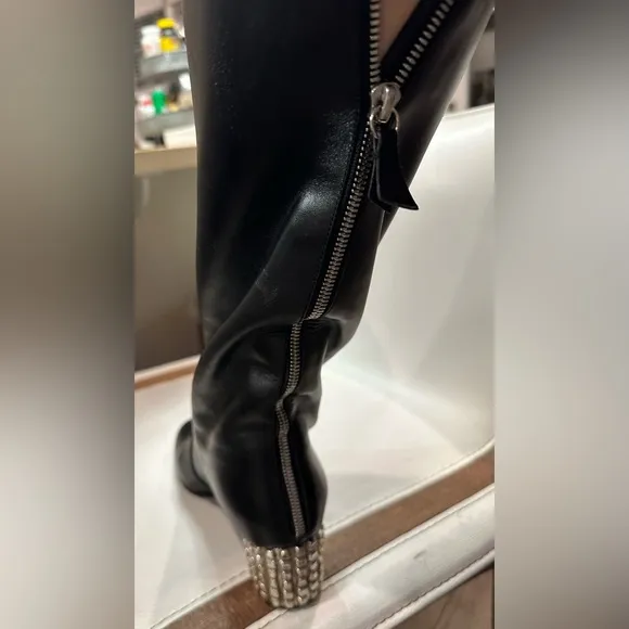 All leather Casadei boots