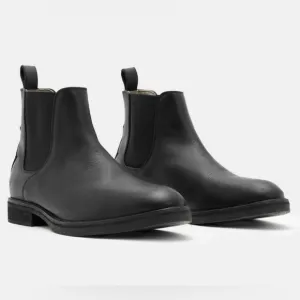 ALL SAINTS Creed Leather Chelsea Boots, Size 11