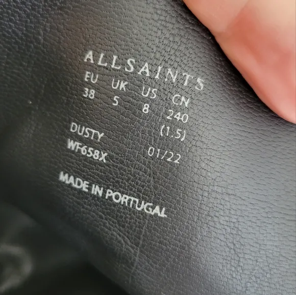 All Saints Lace Up Chunky Boots