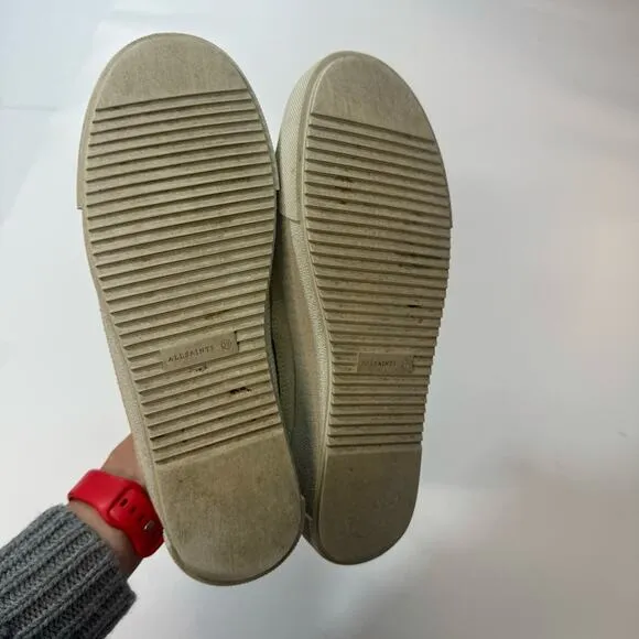 All Saints Milla Leather Sneakers Size 9