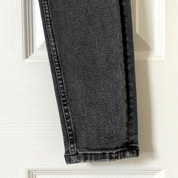 All Saints Nyla Classic High Waisted Ankle Cropped Skinny Jeans Faded Black 26