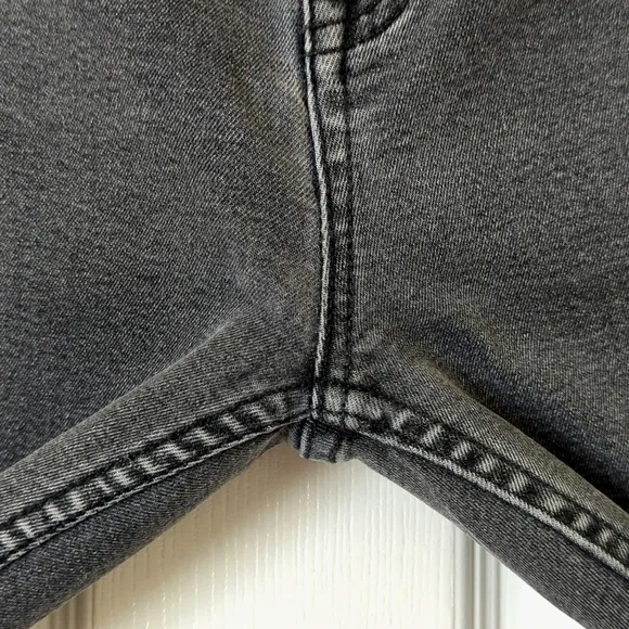 All Saints Nyla Classic High Waisted Ankle Cropped Skinny Jeans Faded Black 26