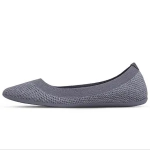 Allbirds &quot;Tree Breezers&quot; Mist Dark Gray Ballet Flats Slip-on Shoes, Women's 7.5
