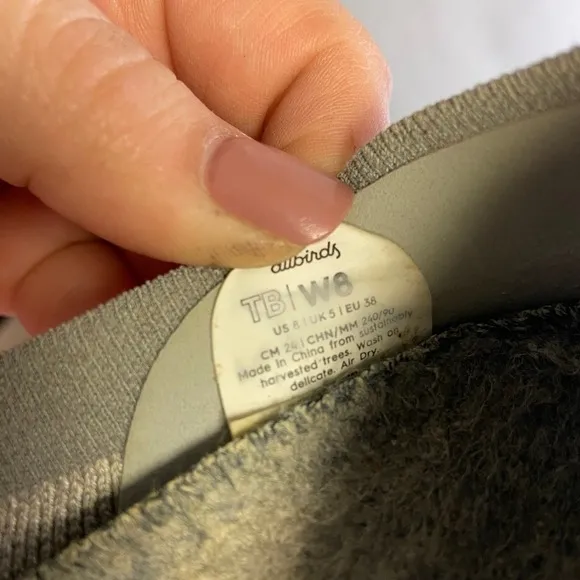 Allbirds | Grey Soft Slip On Flats 8 Womans Ballet