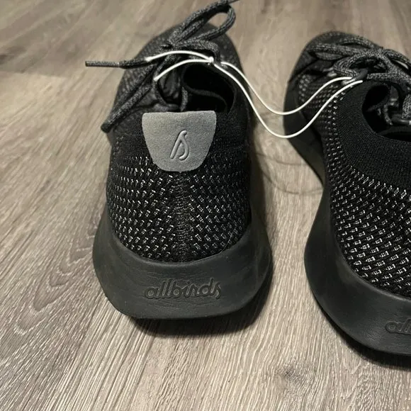 Allbirds Men's Tree Dasher Natural Black Natural Black Sole Size 12 Sneakers