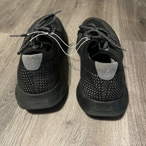 Allbirds Men's Tree Dasher Natural Black Natural Black Sole Size 12 Sneakers
