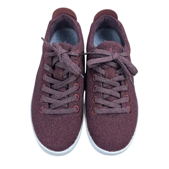 Allbirds Mens Wool Piper Hazy Burgundy Mens 8 Sneakers Sustainable Casual Shoe