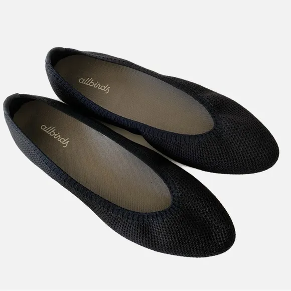 Allbirds, NWOT Breathable Knit Almond Toe Ballerina Flats, Made for All-Day Wear