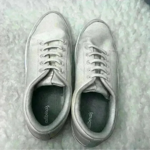 Allbirds Plant Pacer PP Blizzard Sole Off White Lace Up Running Shoes Sneakers