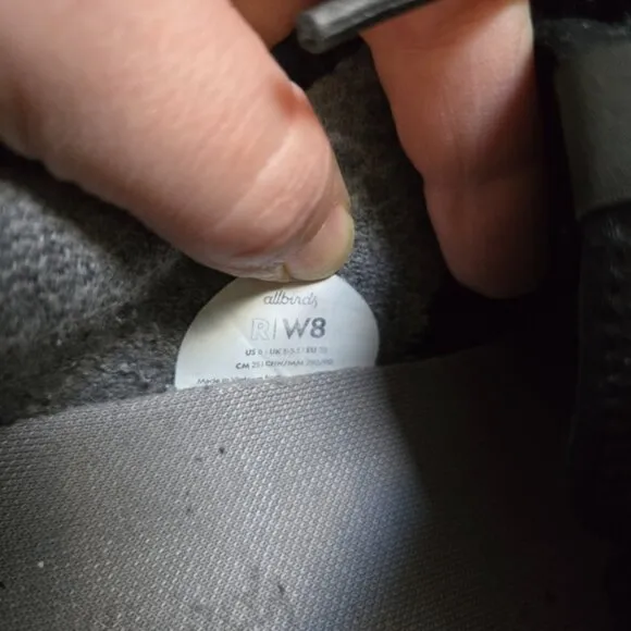 Allbirds Riser Everyday Cotton Canvas Sneakers in Natural Black