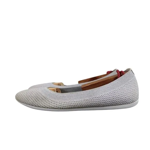 Allbirds Shoes Womens 8 Ballet Flats Tree Breezer Slip On Casual Breathable Grey
