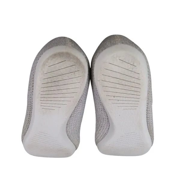 Allbirds Shoes Womens 8 Ballet Flats Tree Breezer Slip On Casual Breathable Grey
