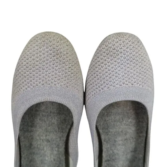 Allbirds Shoes Womens 8 Ballet Flats Tree Breezer Slip On Casual Breathable Grey