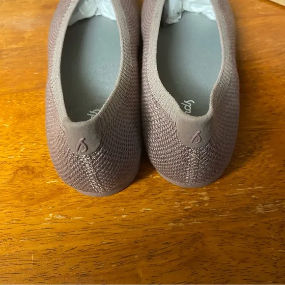 allbirds Tree Breezer Point Flats 8.5 NEW stormy mauve