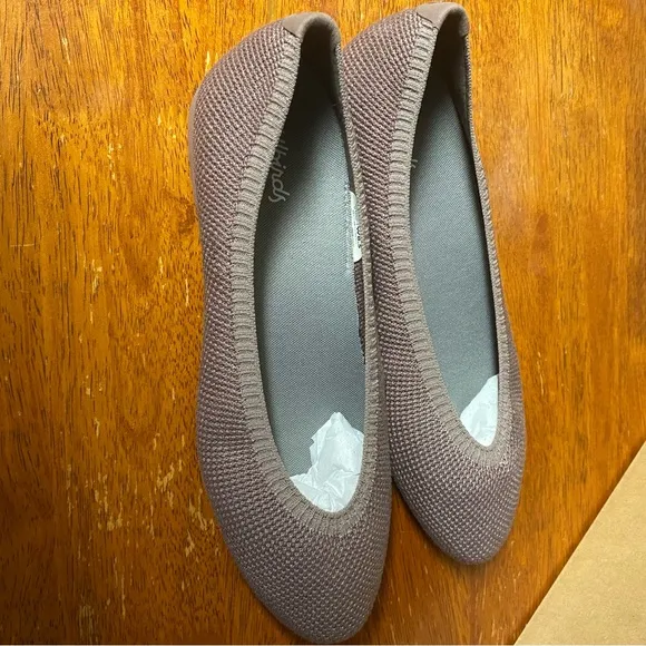 allbirds Tree Breezer Point Flats 8.5 NEW stormy mauve