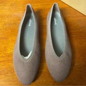 allbirds Tree Breezer Point Flats 8.5 NEW stormy mauve