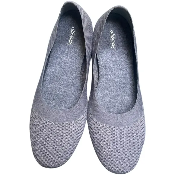 ALLBIRDS Tree Breezer Women's Gray Ballet Flats Size 10.5