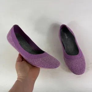 Allbirds Tree Breezers Ballet Flats Women's 9.5 Purple Knit Comfort Round Toe