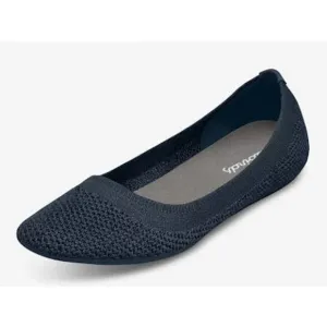 Allbirds tree breezers in navy night blue slip on washable flats womens size 8