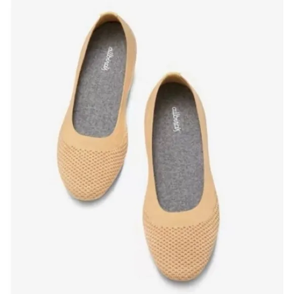 Allbirds Tree Breezers Knit Ballet Flats Slip On Shoes  Women's Size 9