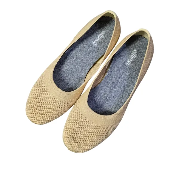 Allbirds Tree Breezers Knit Ballet Flats Slip On Shoes  Women's Size 9