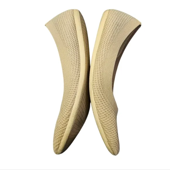Allbirds Tree Breezers Knit Ballet Flats Slip On Shoes  Women's Size 9