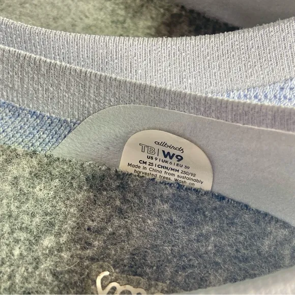 Allbirds Womens Tree Breezers Flats Size 9 Ballet Slip-On Periwinkle Blue EUC