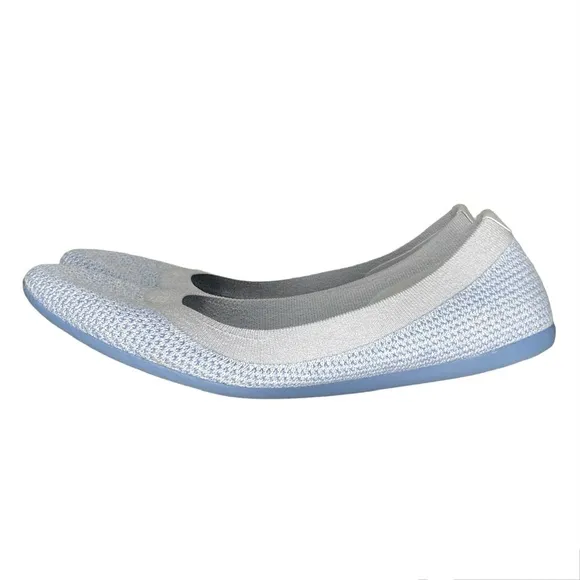 Allbirds Womens Tree Breezers Flats Size 9 Ballet Slip-On Periwinkle Blue EUC