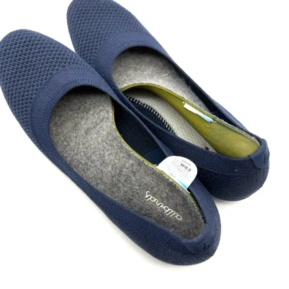 Allbirds Women's Tree Breezers Navy Night Knit Flats 8.5