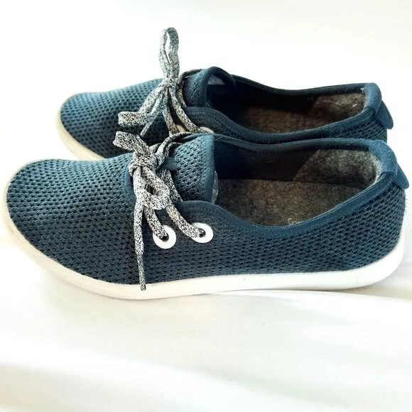 Allbirds Womens Tree Skipper Blue Gray Casual Flats Size 7
