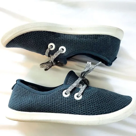 Allbirds Womens Tree Skipper Blue Gray Casual Flats Size 7