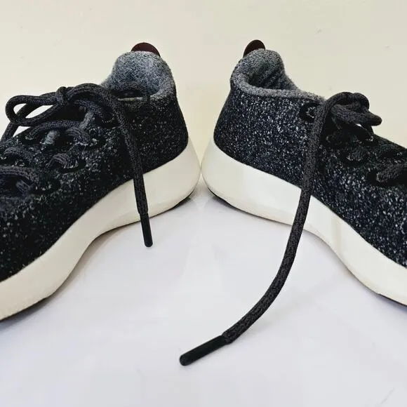 Allbirds Wool Runner Mizzle Sneakers Dark Grey Merino Wool Women's Size 7