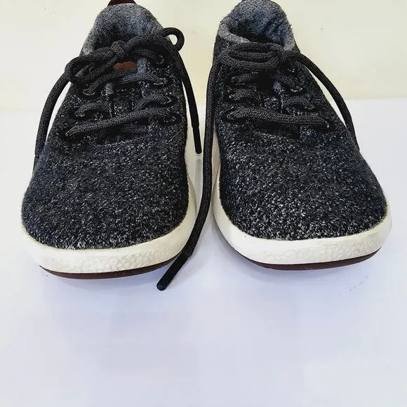 Allbirds Wool Runner Mizzle Sneakers Dark Grey Merino Wool Women's Size 7