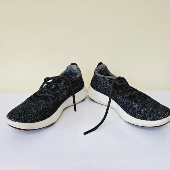 Allbirds Wool Runner Mizzle Sneakers Dark Grey Merino Wool Women's Size 7
