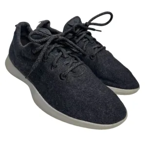 Allbirds Wool Runner Sneakers Mens 10 Natural Black with Natural White Sole