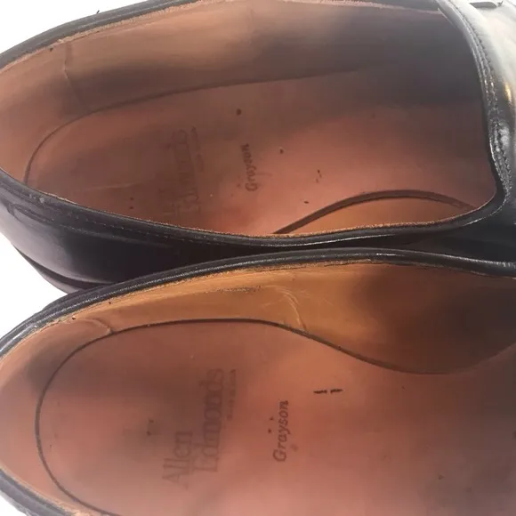 Allen Edmonds 11.5 B Handcrafted Grayson Black Tassel Loafers Office Business