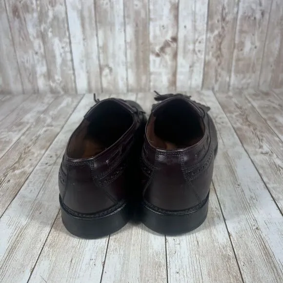 Allen Edmonds Arlington Wingtip Tassel Loafers Brogue Dress Shoes Dark‎ Brown