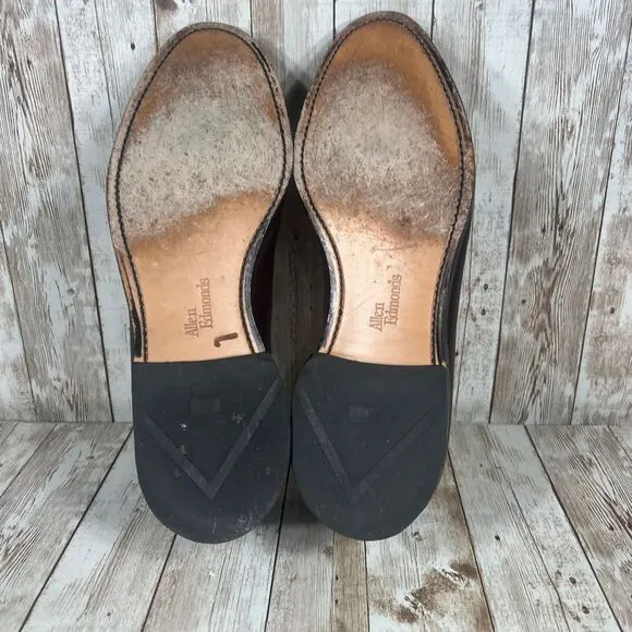Allen Edmonds Arlington Wingtip Tassel Loafers Brogue Dress Shoes Dark‎ Brown