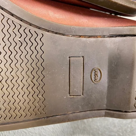 Allen Edmonds Boat Shoes 13 D  Leather Loafers Casual Brown Lace Up