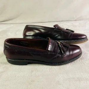 Allen Edmonds Bridgeton Dress Shoes Men's Size 9B Leather Kiltie Tassel Loafers