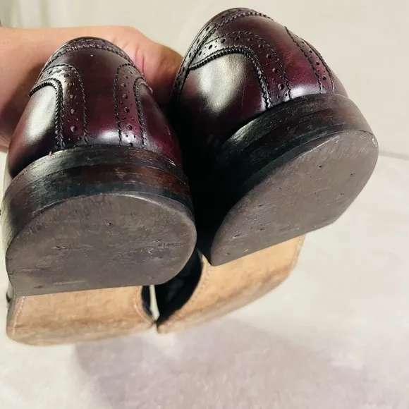 Allen Edmonds Bridgeton Dress Shoes Men's Size 9B Leather Kiltie Tassel Loafers