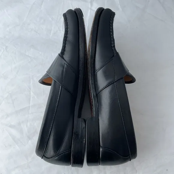 Allen Edmonds Cameron Black Leather Slip On Penny Loafers Men’s Size 9.5D