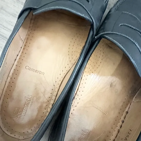 Allen Edmonds Cameron Loafers Dress Shoes Men Size 12 1/2A Black Leather Slip On