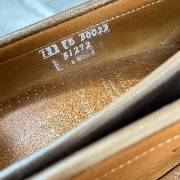 Allen Edmonds Cavanaugh Men's Size 13 Chocolate Brown Leather Penny Loafers