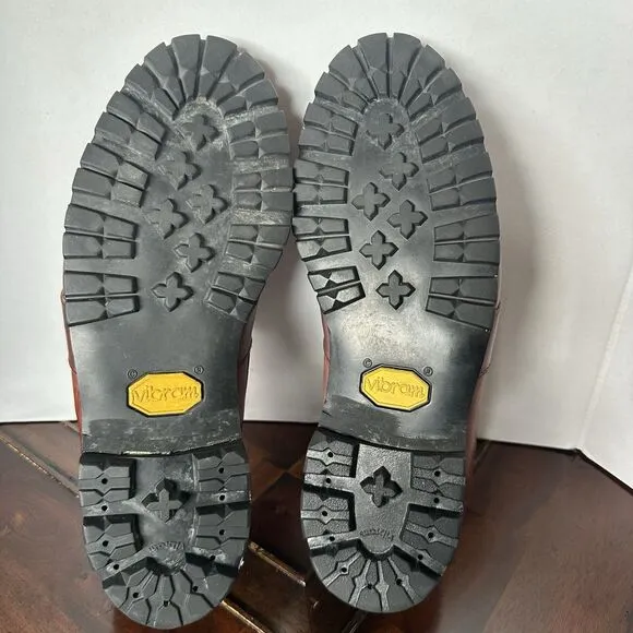 Allen Edmonds Fairmont Men's Brown Leather Penny Loafers Vibram Soles Size 10.5